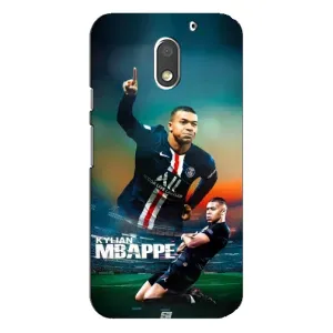 Чехол (TPU) с Футболистом на Motorola MOTO E3 (MBAPPE)