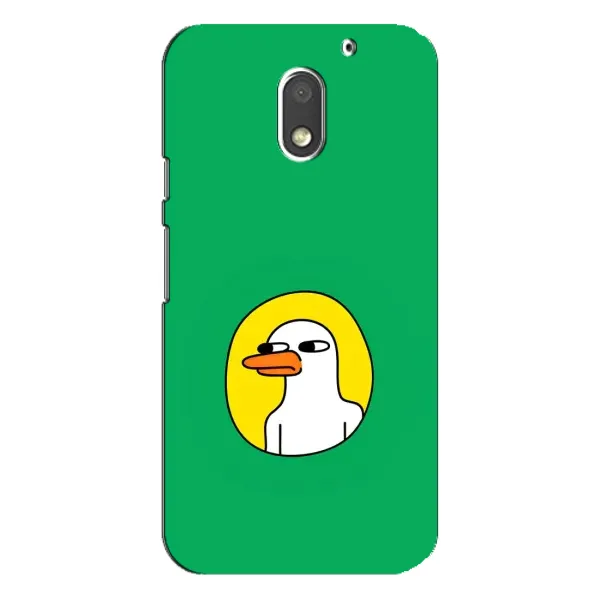 Чехол с рисунком «Мем Утка» для Motorola MOTO E3 Чехол с рисунком «Мем Утка» для Motorola MOTO E3