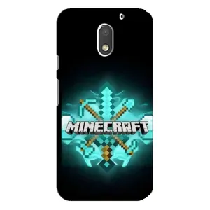 Чехол майнкрафт для Motorola MOTO E3 (MineCraft 2)