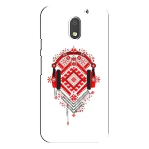 Силиконовый Чехол на Motorola MOTO E3 с картинкой Вышиванки (Модная вышиванка)