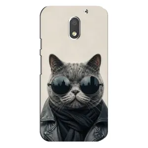 Чехол на тематику: Коты для Motorola MOTO E3 (Модный кот)
