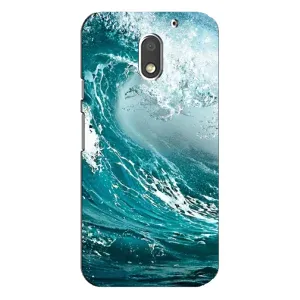 Летний Чехол на Motorola MOTO E3 (Морская волна)