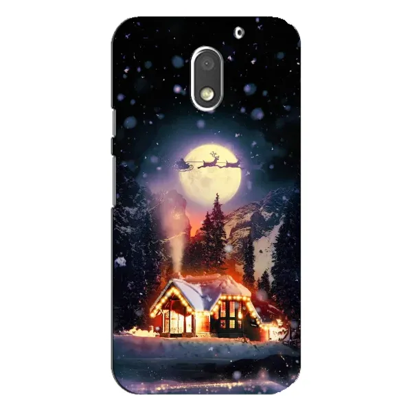 Чехол с рисунком «Настроение зимнее» для Motorola MOTO E3 Чехол с рисунком «Настроение зимнее» для Motorola MOTO E3