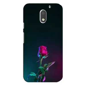 Чохли з принтом Троянд для Motorola MOTO E3 (Нічна троянда)