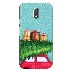 Чохол новорічна ялинка на Motorola MOTO E3 (Новорічний настрій)