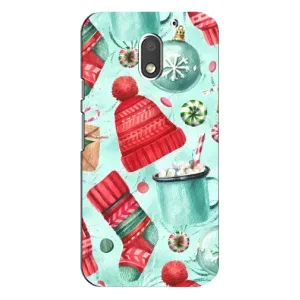 Чохол Санта Клаус для Motorola MOTO E3 (Одяг)