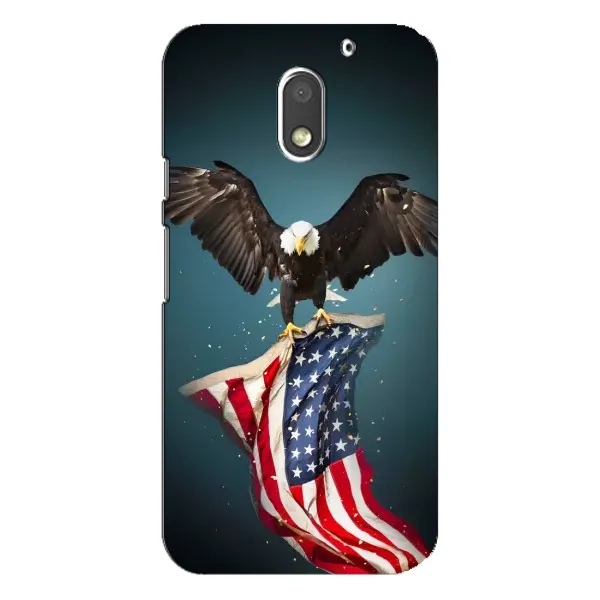 Чехол с рисунком «Орел и флаг» для Motorola MOTO E3 Чехол с рисунком «Орел и флаг» для Motorola MOTO E3