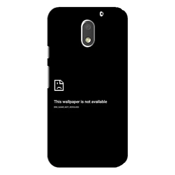 Чехол с рисунком «Ошибка» для Motorola MOTO E3 Чехол с рисунком «Ошибка» для Motorola MOTO E3