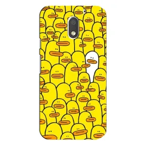 Силиконовый бампер с картинкой животных для Motorola MOTO E3 (Особенный)