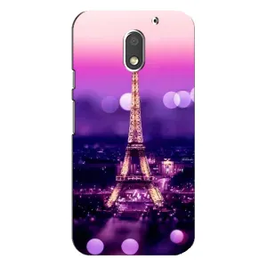 Чехол с Эйфелевой башней на Motorola MOTO E3 (Париж башня)