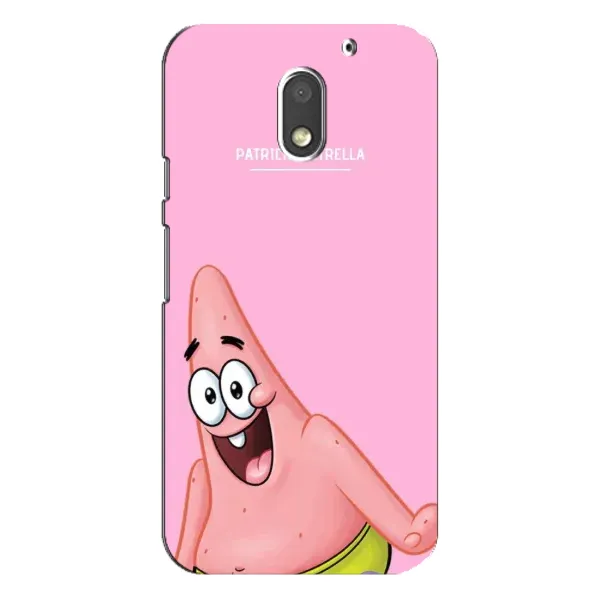 Чехол с рисунком «Патрик» для Motorola MOTO E3 Чехол с рисунком «Патрик» для Motorola MOTO E3