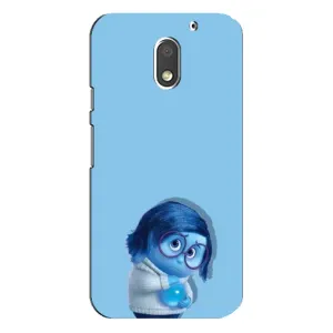 Чехол Головоломка для Motorola MOTO E3 - (AlphaPrint) (Печаль)