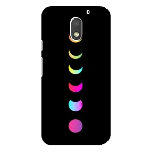 Чехол (ТПУ) с планетами на Motorola MOTO E3 (Полнолуние)