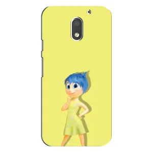 Чехол Головоломка для Motorola MOTO E3 - (AlphaPrint) (Радость)