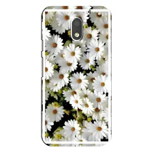 Чохол з ромашками на Motorola MOTO E3 (Рамка в ромашках)