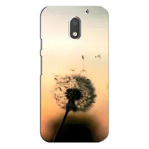 Силіконовий Чохол з кульбабками на Motorola MOTO E3 (Роздмухана кульбабка)