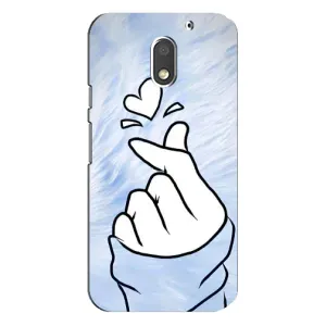 Чехлы (Знак сердечка) на Motorola MOTO E3 (Сердечка знак)