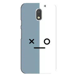 Силиконовые Чехлы (смешные стикеры) для Motorola MOTO E3 (Серо-белый)