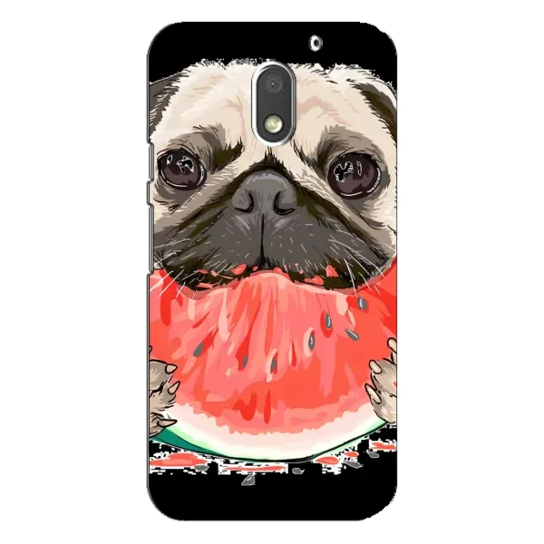 Чехол с рисунком «Смешной Мопс» для Motorola MOTO E3 Чехол с рисунком «Смешной Мопс» для Motorola MOTO E3