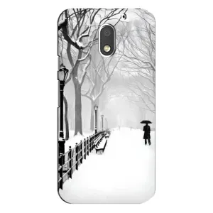 Чехлы на Новый Год Motorola MOTO E3 (Снегом замело)