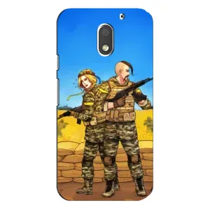 Чохли з принтом (Воїни ЗСУ) для Motorola MOTO E3 (Солдати ЗСУ)