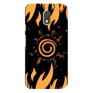 Купить Чехлы на телефон с принтом Anime для Motorola MOTO E3 (Солнце Наруто)