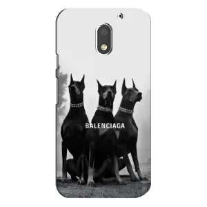 Чехол ДОБЕРМАН для Motorola MOTO E3 (Три добермана)