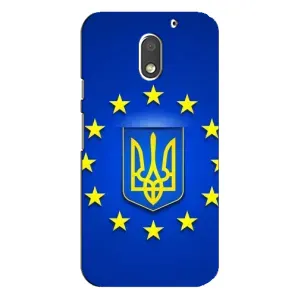 Чехол с Украинской символикой на Моторола Мото Е3 (Украина это Европа)