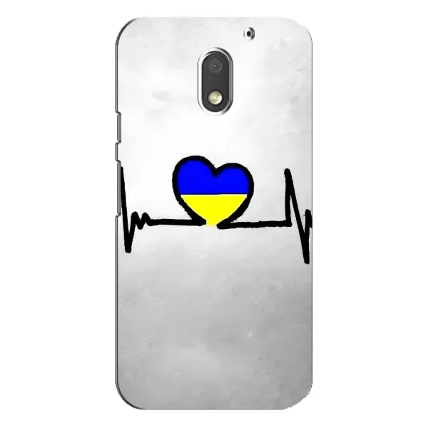 Чехол с рисунком «Украинская кардиограмма» для Motorola MOTO E3 Чехол с рисунком «Украинская кардиограмма» для Motorola MOTO E3