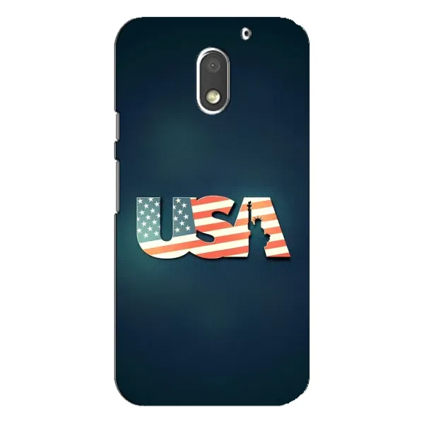 Чехол с рисунком «USA» для Motorola MOTO E3 Чехол с рисунком «USA» для Motorola MOTO E3