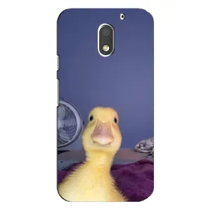 Бампер с принтом Мемы для Motorola MOTO E3 (Утка)