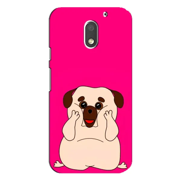 Чехол с рисунком «Веселый Мопсик» для Motorola MOTO E3 Чехол с рисунком «Веселый Мопсик» для Motorola MOTO E3
