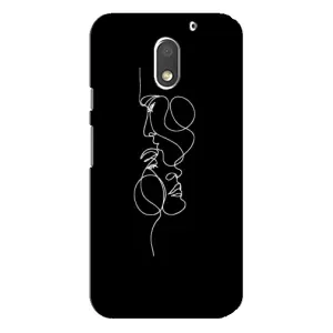 Силіконові Чохли Коханій людині для Motorola MOTO E3 (Закохана пара)
