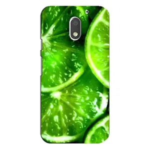 Чехол с изображением вкусной еды для Motorola MOTO E3 (Яркий ЛАЙМ)
