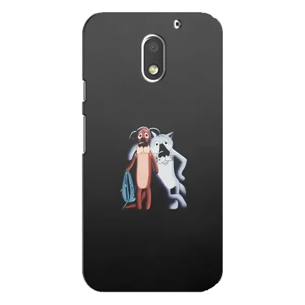 Чехол с рисунком «Шо, опять» для Motorola MOTO E3