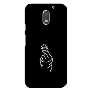 Чехлы (Знак сердечка) на Motorola MOTO E3 (Знак Сердечка)