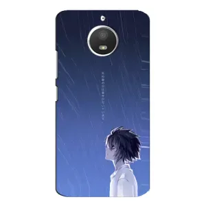 Чехол с персонажами АНИМЕ на Motorola MOTO E4 (Anime L)