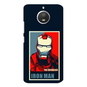 Чехол Супергерой Железный человек на Motorola MOTO E4 (Art Iron man)