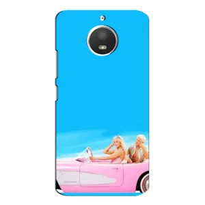 Силиконовый Чехол Барби Фильм на Motorola MOTO E4 (Барби и Кен)