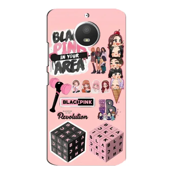 Чехол с рисунком «BLACK PINK коллаж» для Motorola MOTO E4 Чехол с рисунком «BLACK PINK коллаж» для Motorola MOTO E4