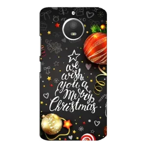 Чохол новорічна ялинка на Motorola MOTO E4 (Ялинка)