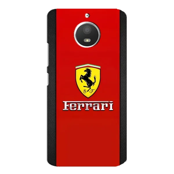 Чехол с рисунком «Ferrari Logo» для Motorola MOTO E4