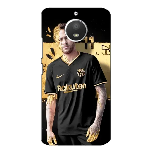Чехол с рисунком «Gold Neymar» для Motorola MOTO E4