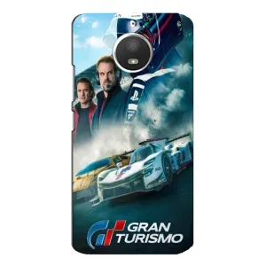 Чехол Gran Turismo / Гран Туризмо на Моторола Мото Е4 (Гонки)