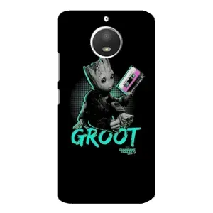 Чехол Супергерои Марвел на Моторола Мото Е4 (Groot)
