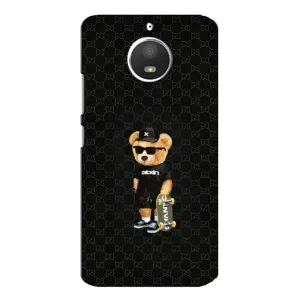 Чехлы Мишка Тедди для Моторола Мото Е4 (GUCCI Teddy)