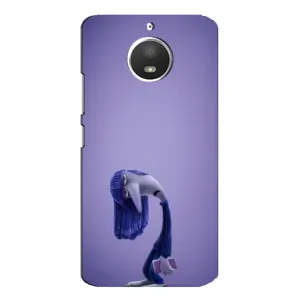 Чехол Головоломка для Motorola MOTO E4 - (AlphaPrint) (Хандра)