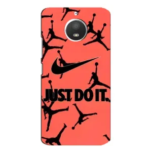 Силиконовый Чехол Nike Air Jordan на Моторола Мото Е4