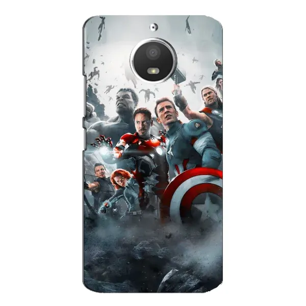 Чехол с рисунком «Команда марвел» для Motorola MOTO E4