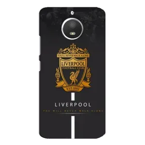 Силиконовые Чехлы принт Футбол на Motorola MOTO E4 (Liverpool)